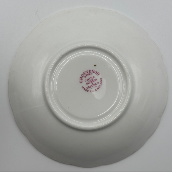 Jackson and Gosling Grosvenor Bone China Blue Floral Tea Cup and Saucer Set - Picture 6 of 10